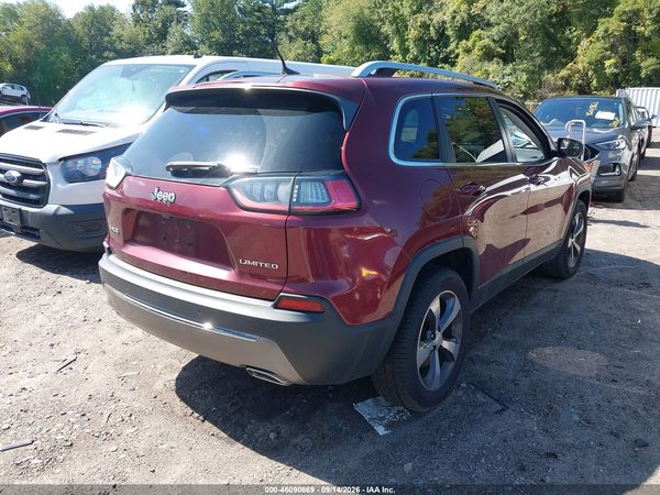 2019 JEEP CHEROKEE LIMITED 4X4 — I4
