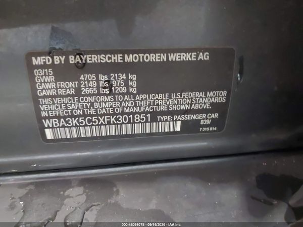 2015 BMW 328D XDRIVE — I9