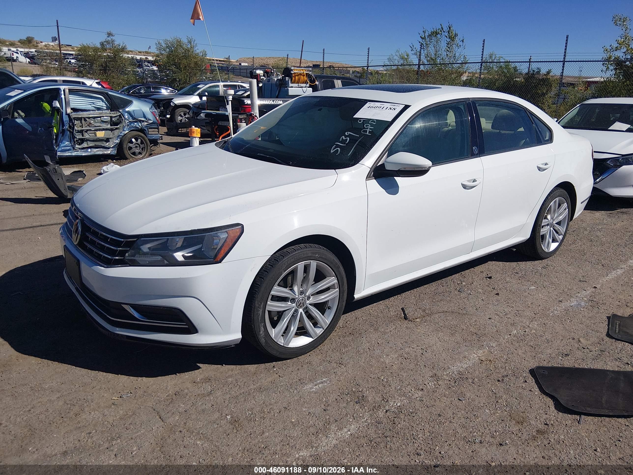 2019 VOLKSWAGEN PASSAT 2.0T WOLFSBURG EDITION — I2