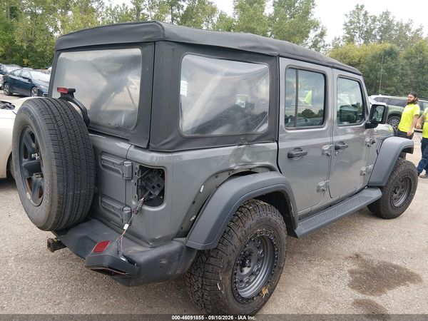 2018 JEEP WRANGLER UNLIMITED SPORT 4X4 — I4
