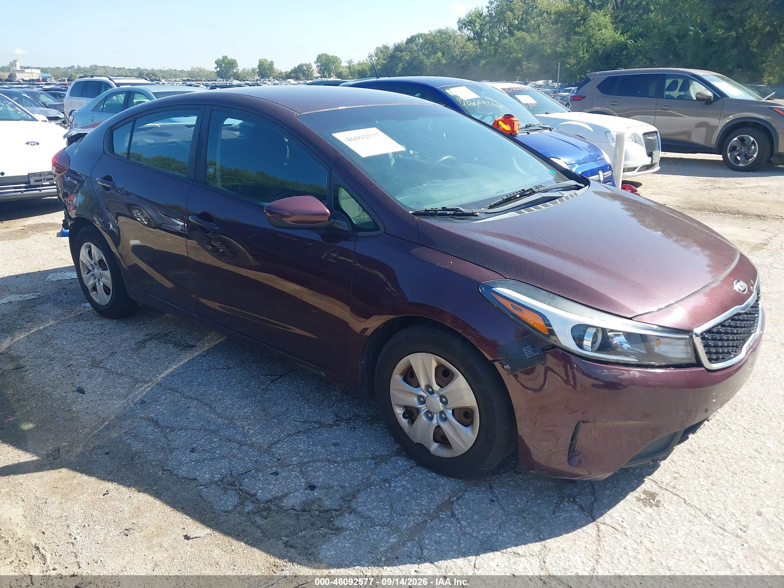 2018 KIA FORTE LX
