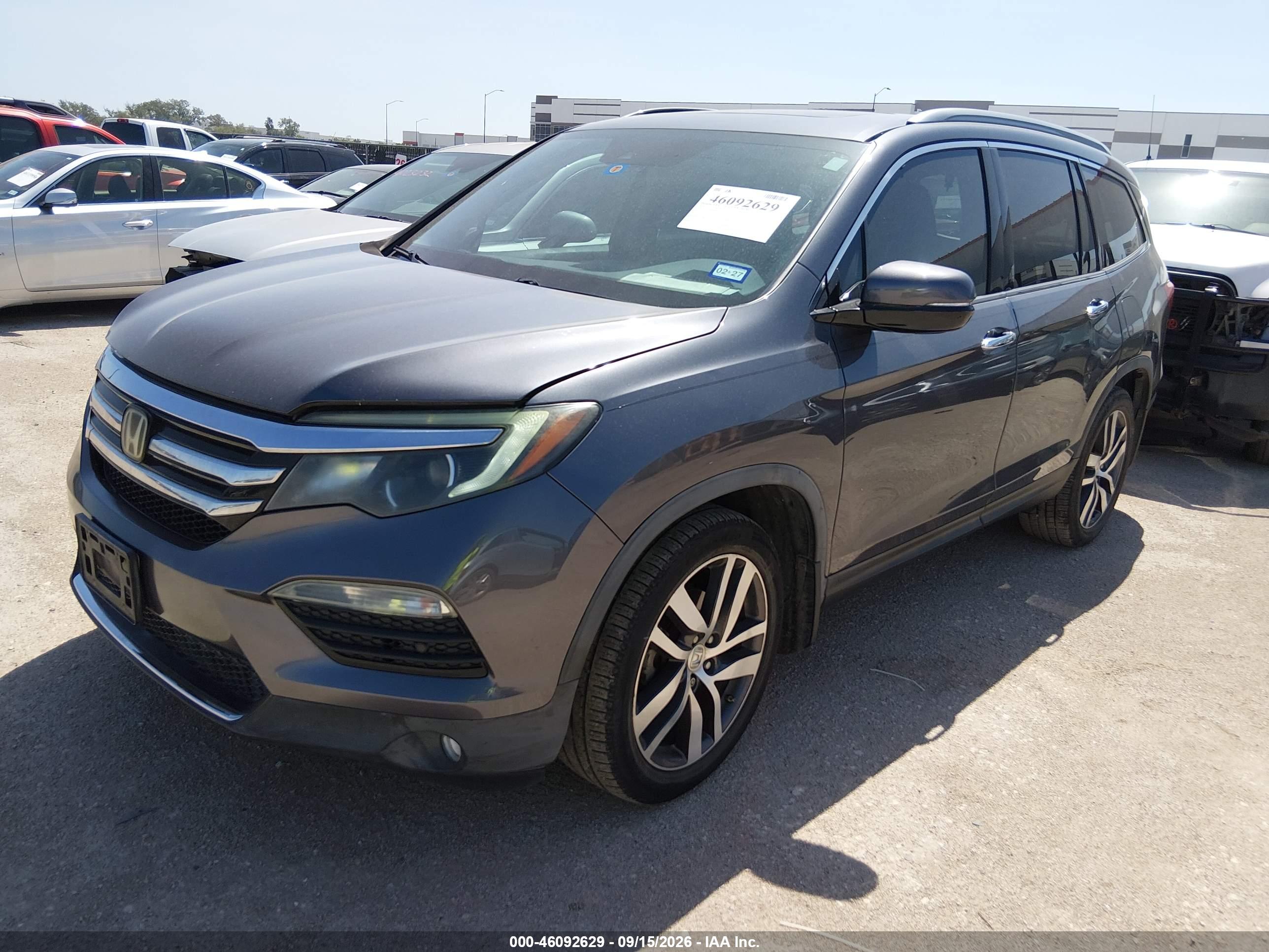 2016 HONDA PILOT TOURING — I2