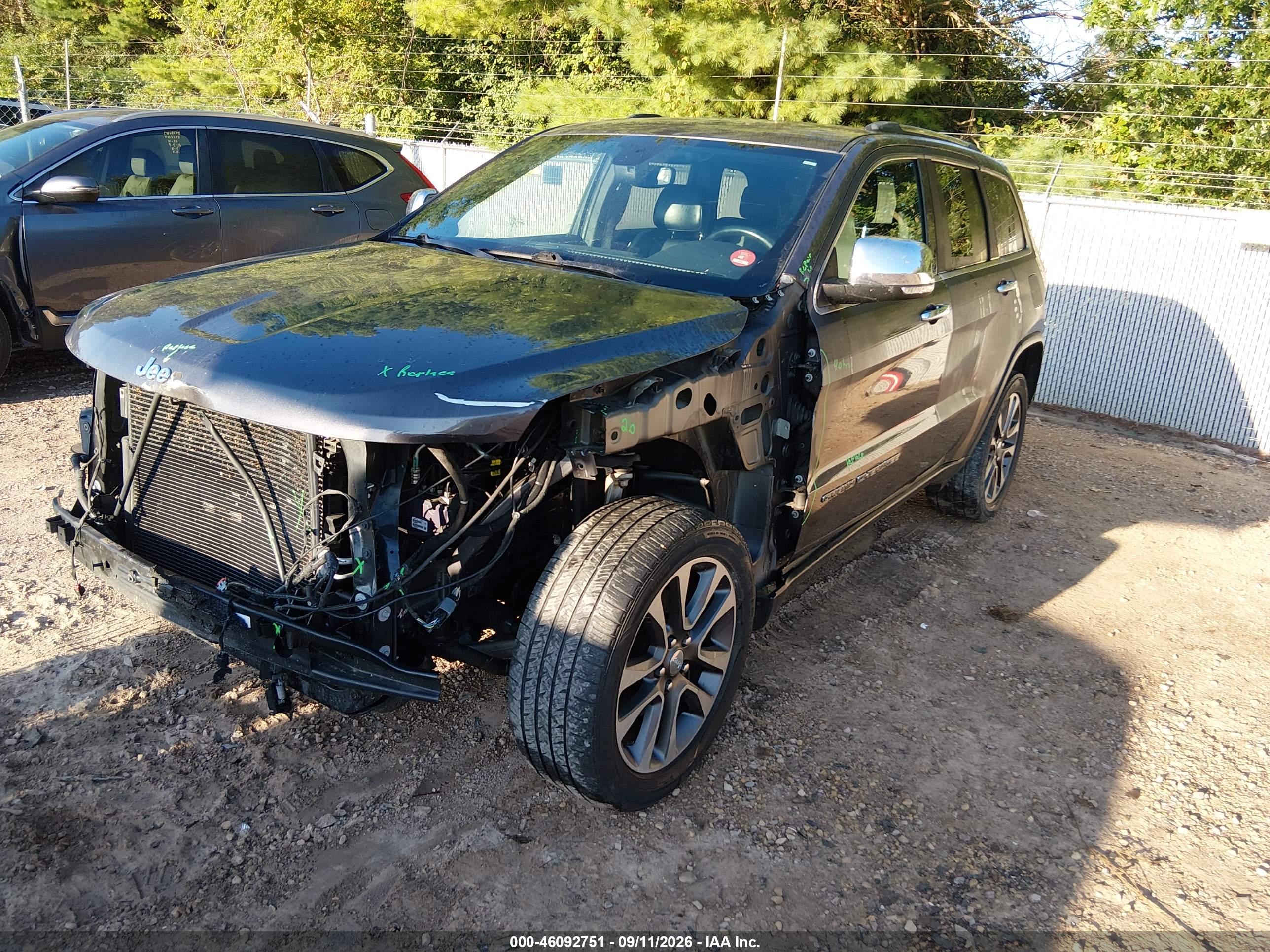 2018 JEEP GRAND CHEROKEE LIMITED — I2
