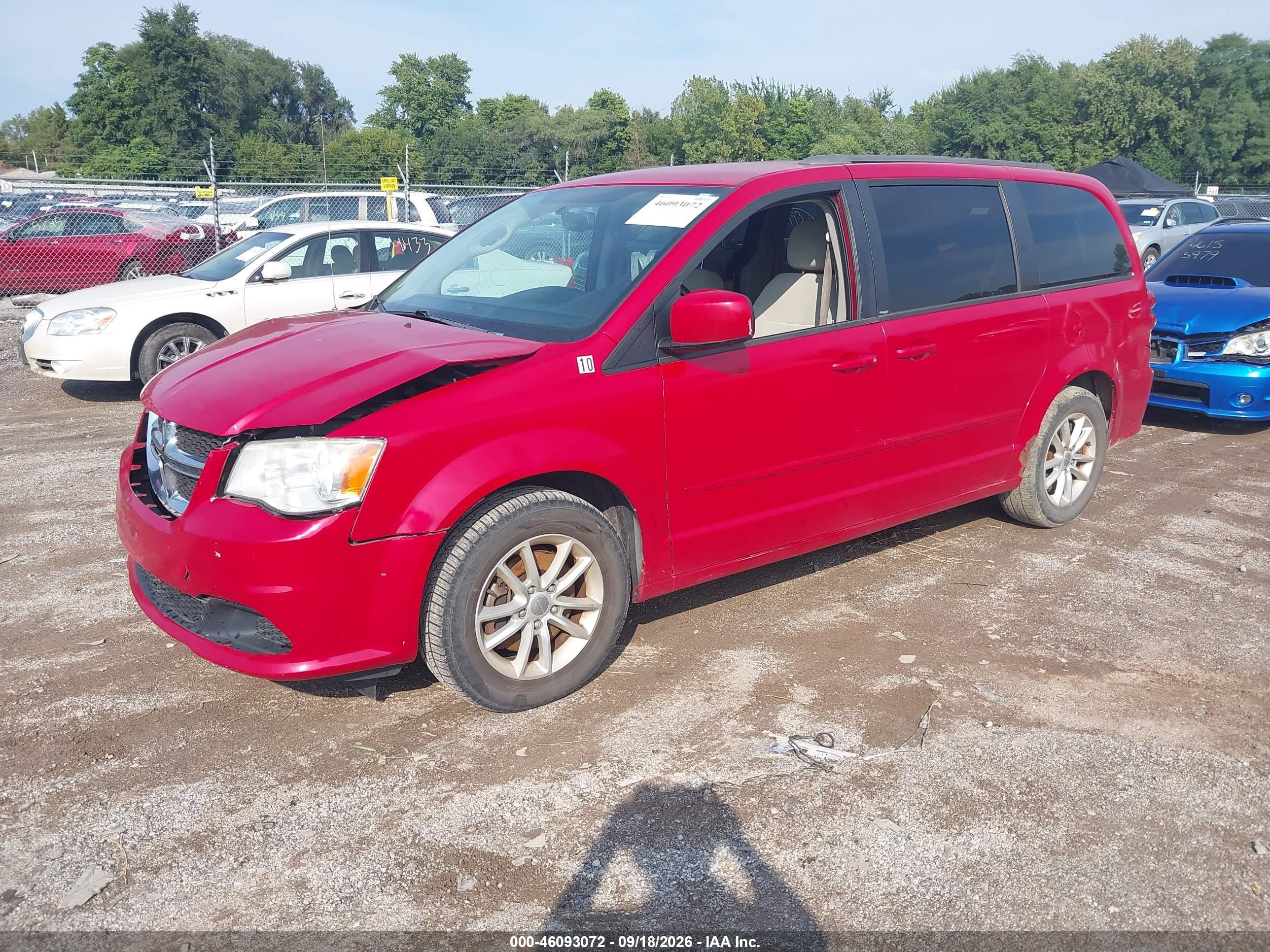2013 DODGE GRAND CARAVAN SXT — I2