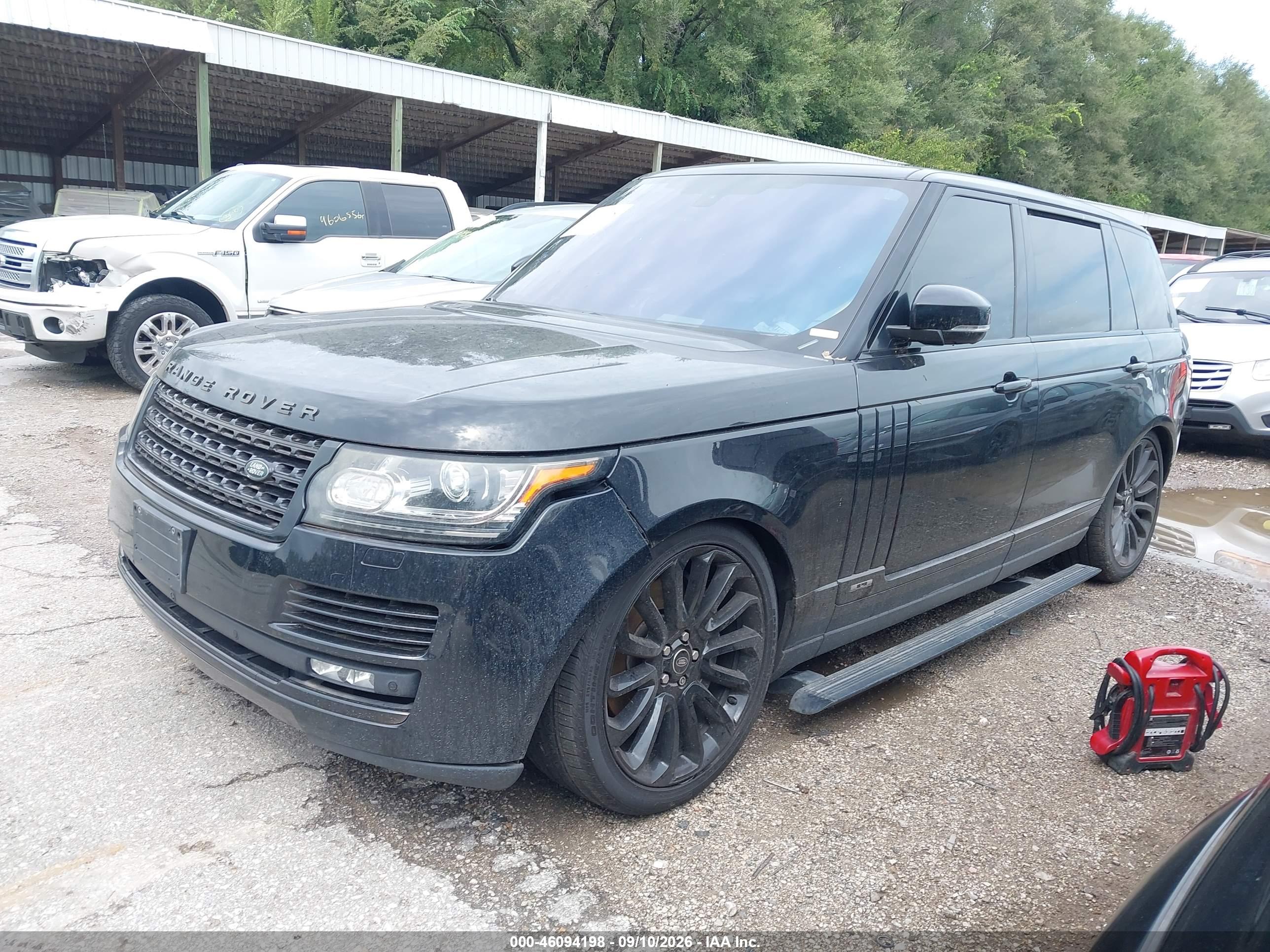 2016 LAND ROVER RANGE ROVER 5.0L V8 SUPERCHARGED — I2