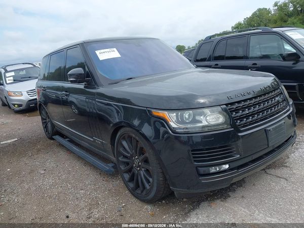 2016 LAND ROVER RANGE ROVER 5.0L V8 SUPERCHARGED — I1