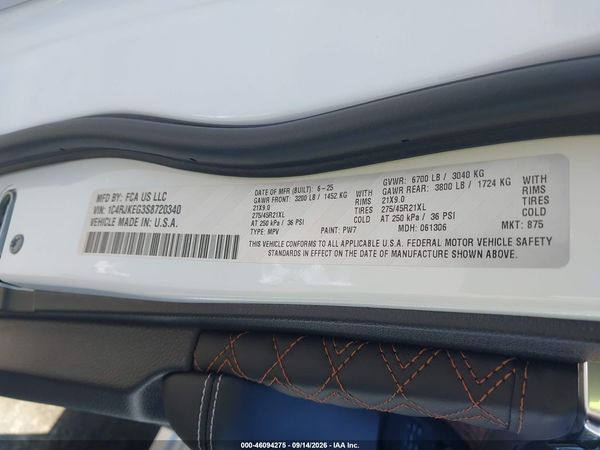 2025 JEEP GRAND CHEROKEE L SUMMIT 4X4 — I9