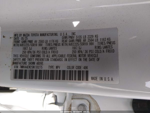 2025 MAZDA CX-50 HYBRID PREMIUM PLUS PACKAGE — I9