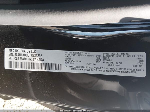 2026 CHRYSLER PACIFICA SELECT