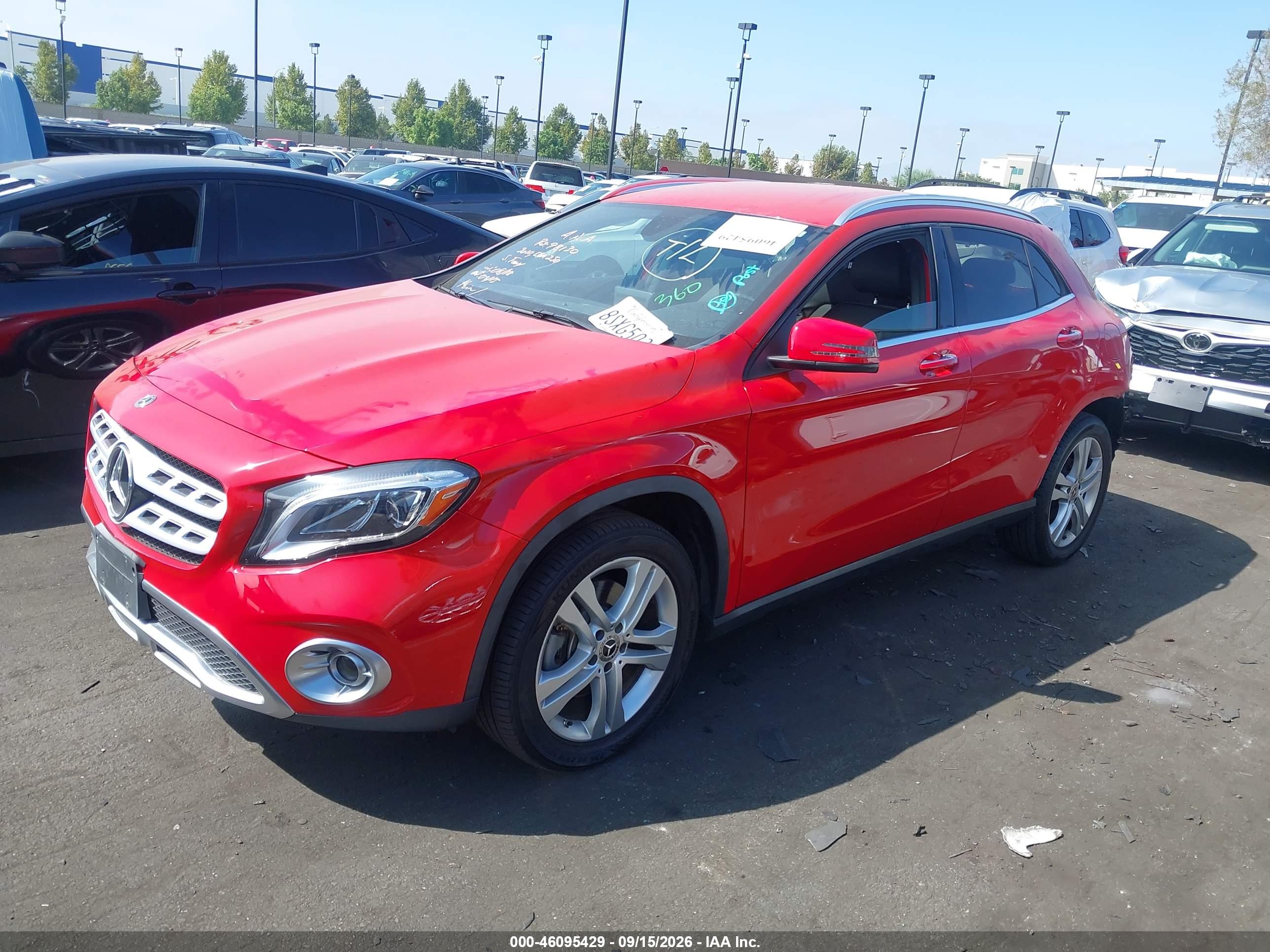 2020 MERCEDES-BENZ GLA 250 GLA250 — I2