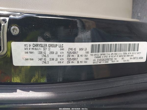 2013 DODGE GRAND CARAVAN SE — I9
