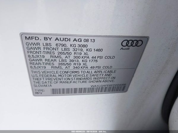 2014 AUDI Q7 3.0T PREMIUM