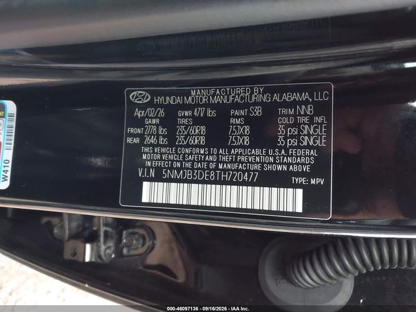 2026 HYUNDAI TUCSON SEL — I9