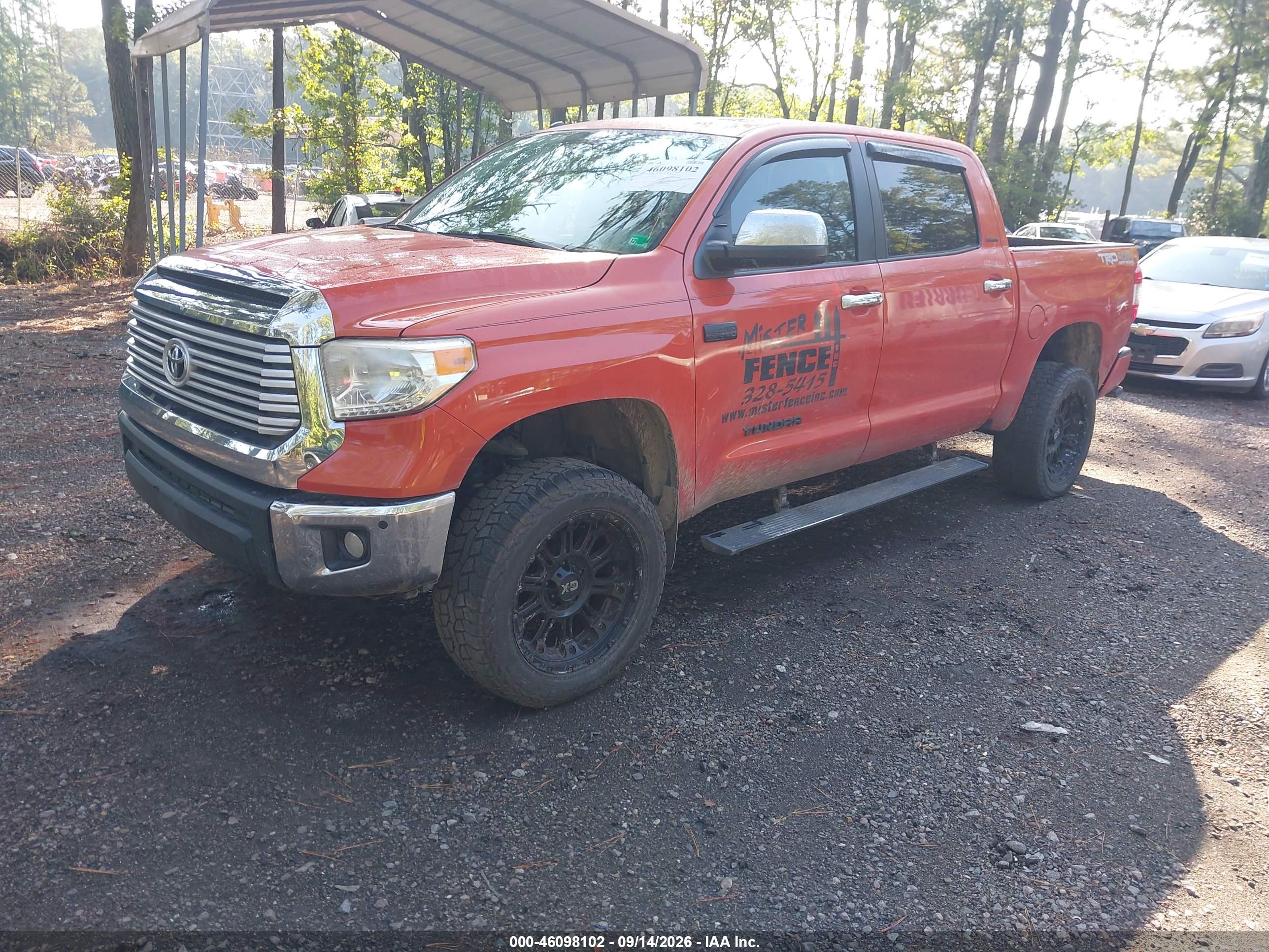 2017 TOYOTA TUNDRA LIMITED 5.7L V8 — I2