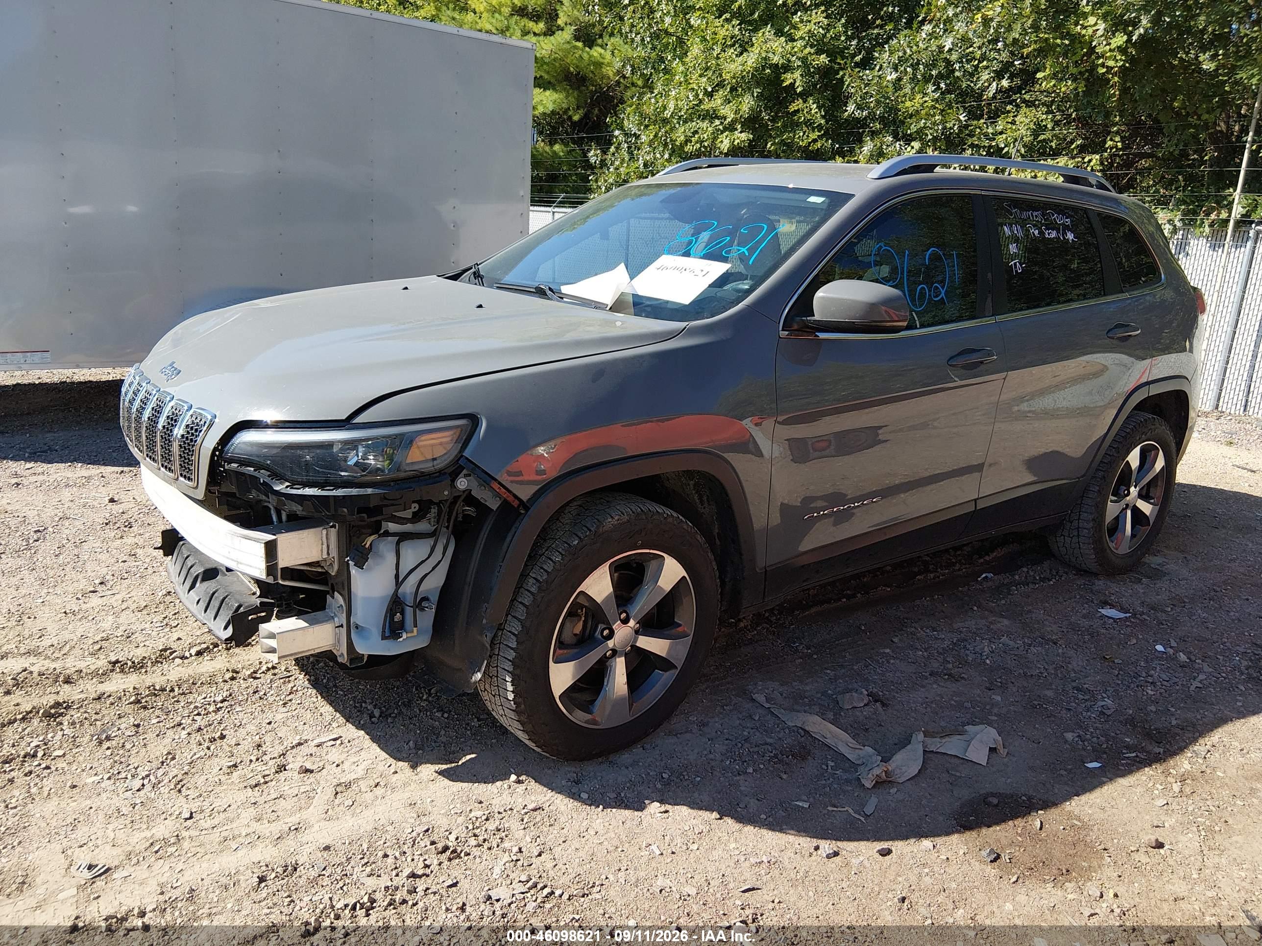 2019 JEEP CHEROKEE LIMITED 4X4 — I2