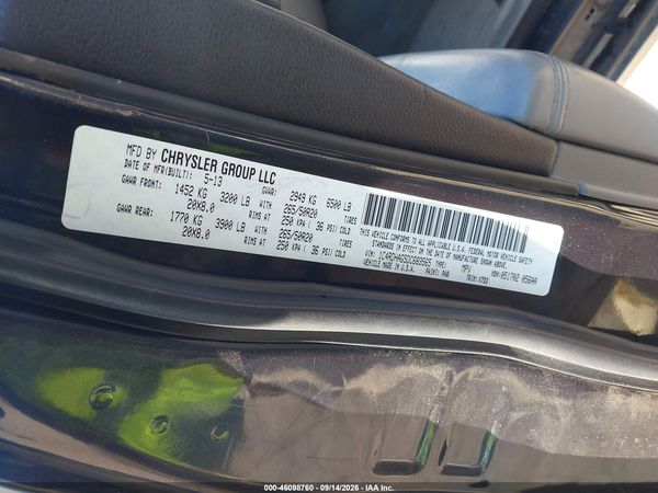 2013 DODGE DURANGO SXT — I9