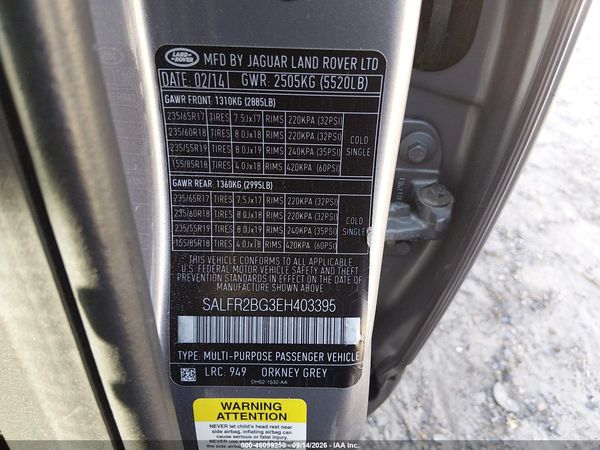 2014 LAND ROVER LR2