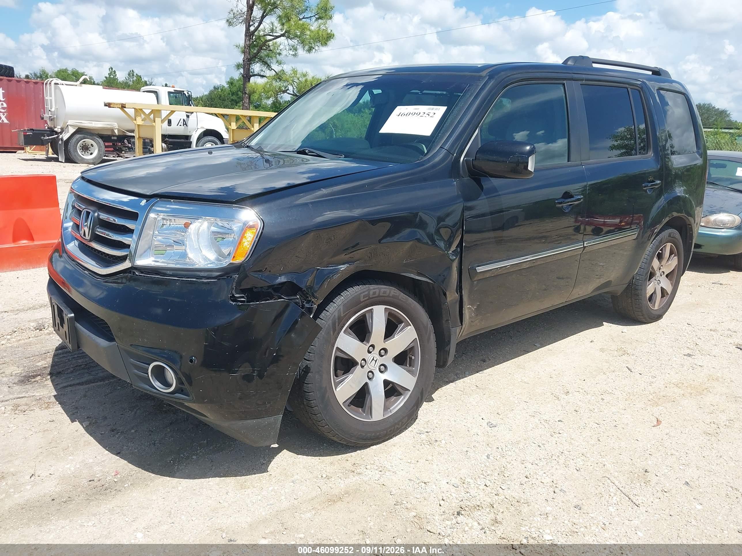 2013 HONDA PILOT TOURING — I2