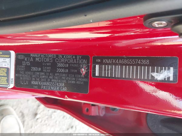 2016 KIA FORTE LX — I9