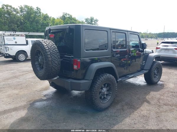 2017 JEEP WRANGLER UNLIMITED SPORT 4X4 — I4