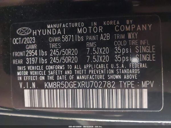 2024 HYUNDAI PALISADE LIMITED — I9