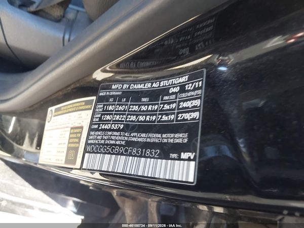 2012 MERCEDES-BENZ GLK 350 GLK350 — I9