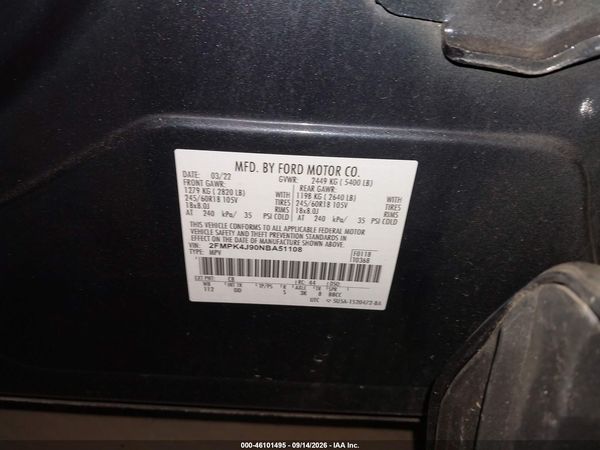 2022 FORD EDGE SEL — I9