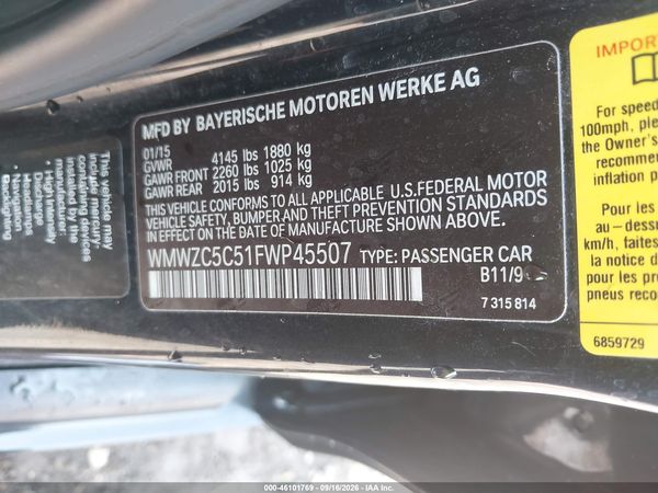 2015 MINI COUNTRYMAN COOPER S — I9
