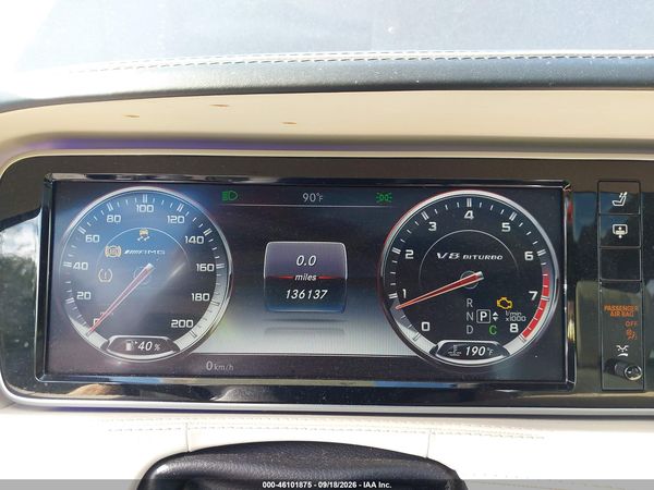 2015 MERCEDES-BENZ S 63 AMG 4MATIC — I7