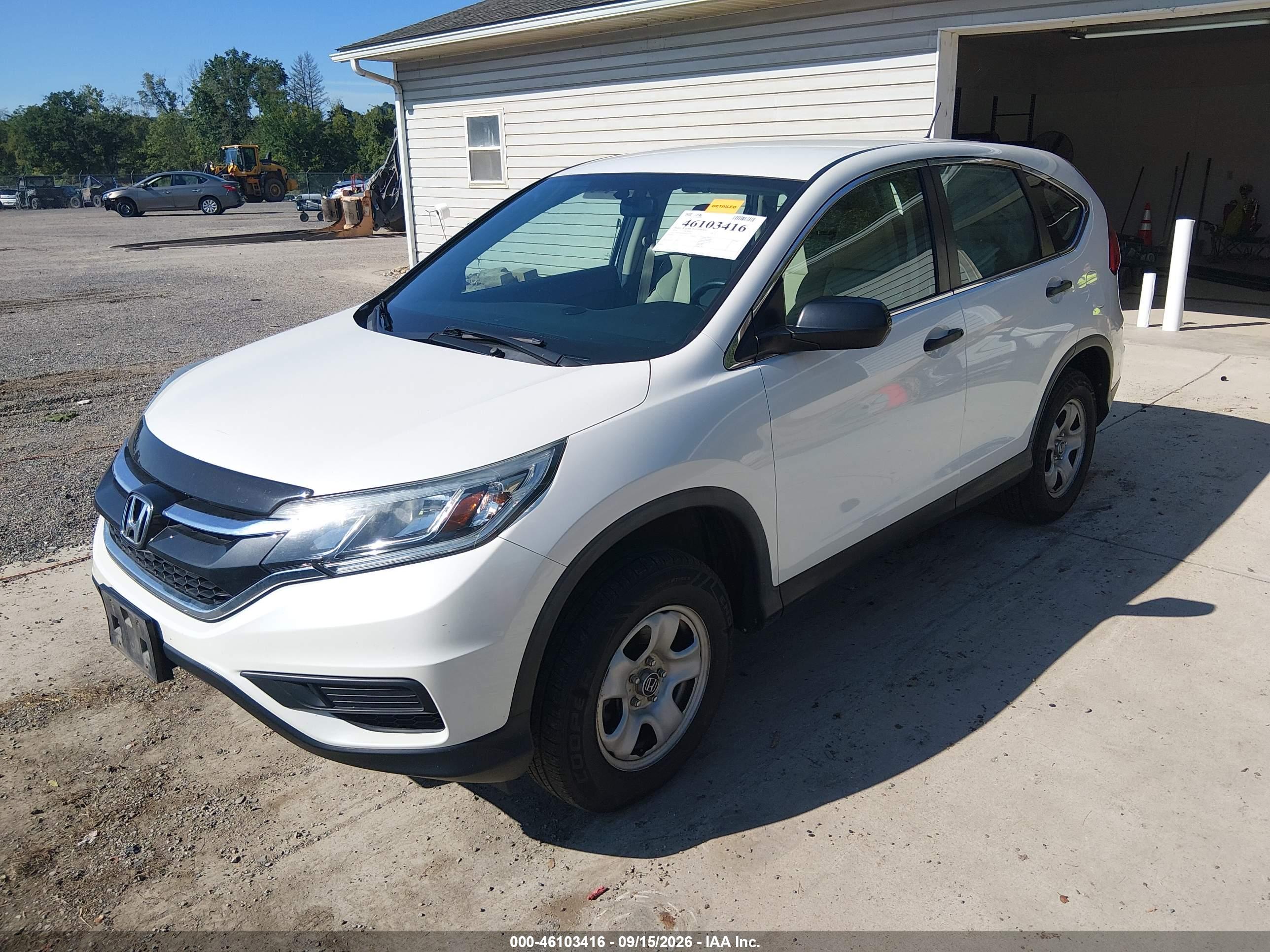 2016 HONDA CR-V LX — I2