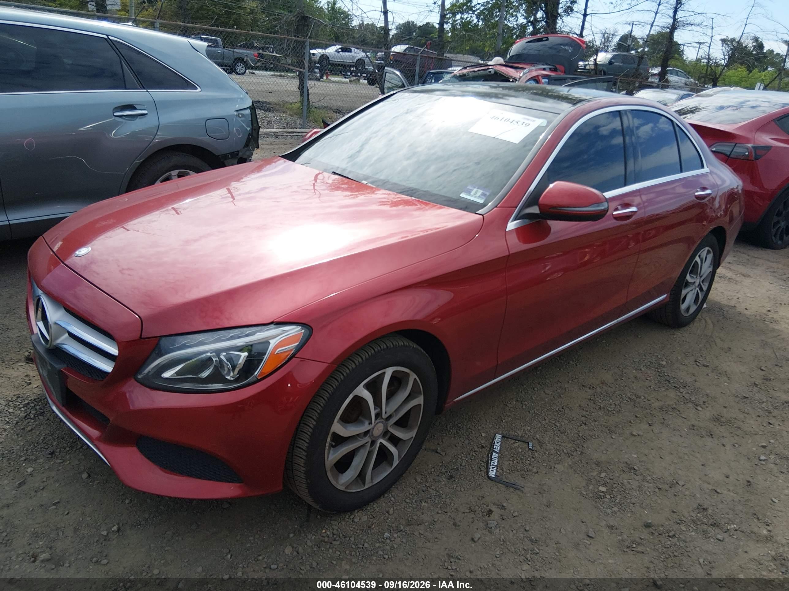2017 MERCEDES-BENZ C 300 4MATIC — I2