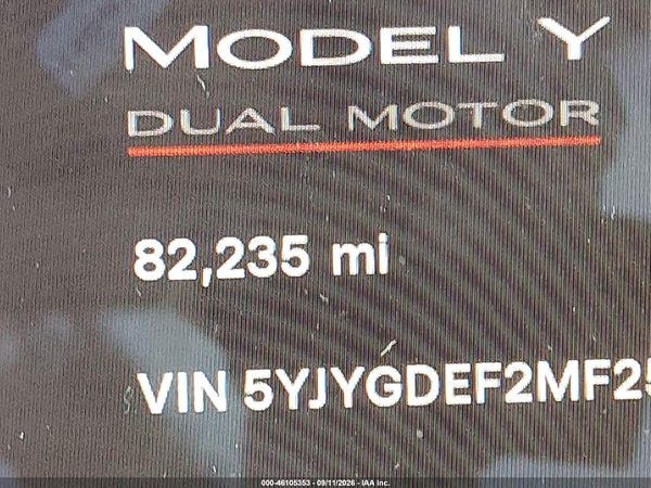 2021 TESLA MODEL Y — I118