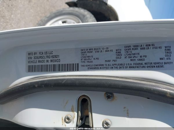2024 RAM 2500 TRADESMAN  4X4 6'4 BOX — I9