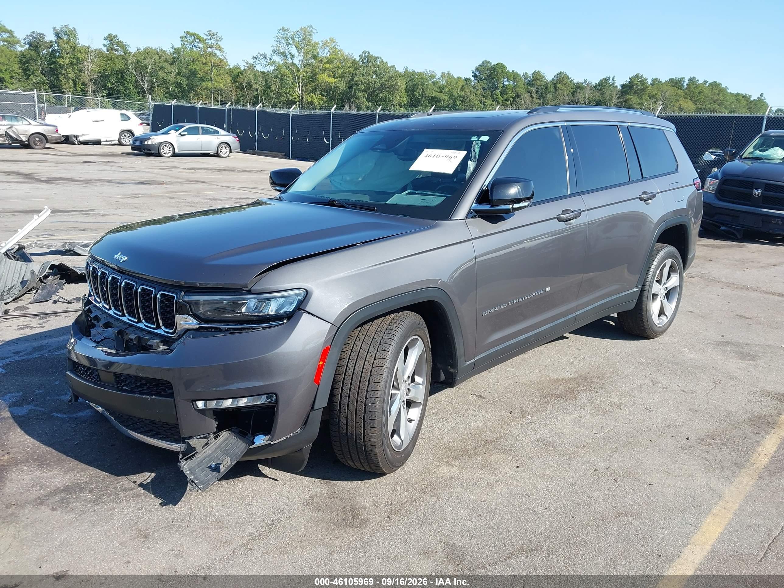 2022 JEEP GRAND CHEROKEE L LIMITED 4X2 — I2