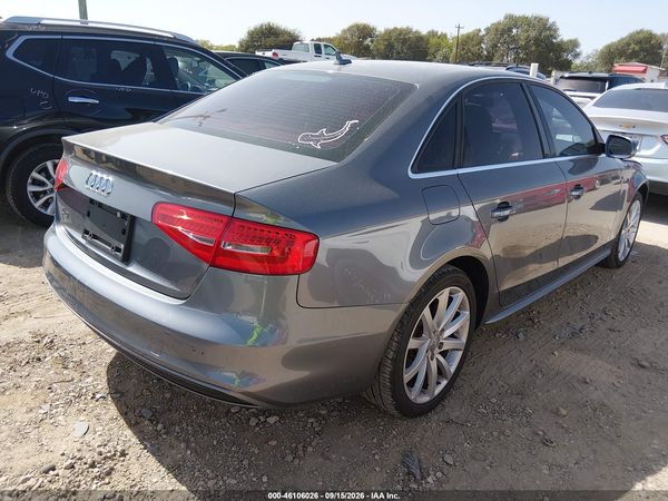 2014 AUDI A4 2.0T PREMIUM — I4