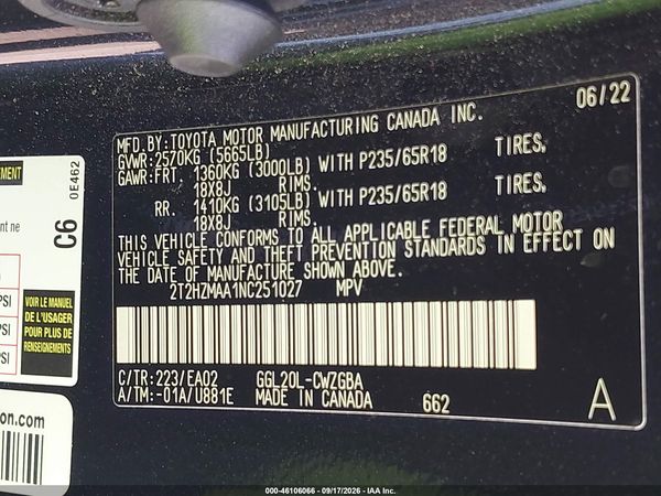 2022 LEXUS RX 350 350 Premium — I9