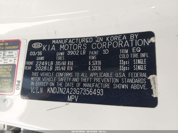 2016 KIA SOUL Plus — I9