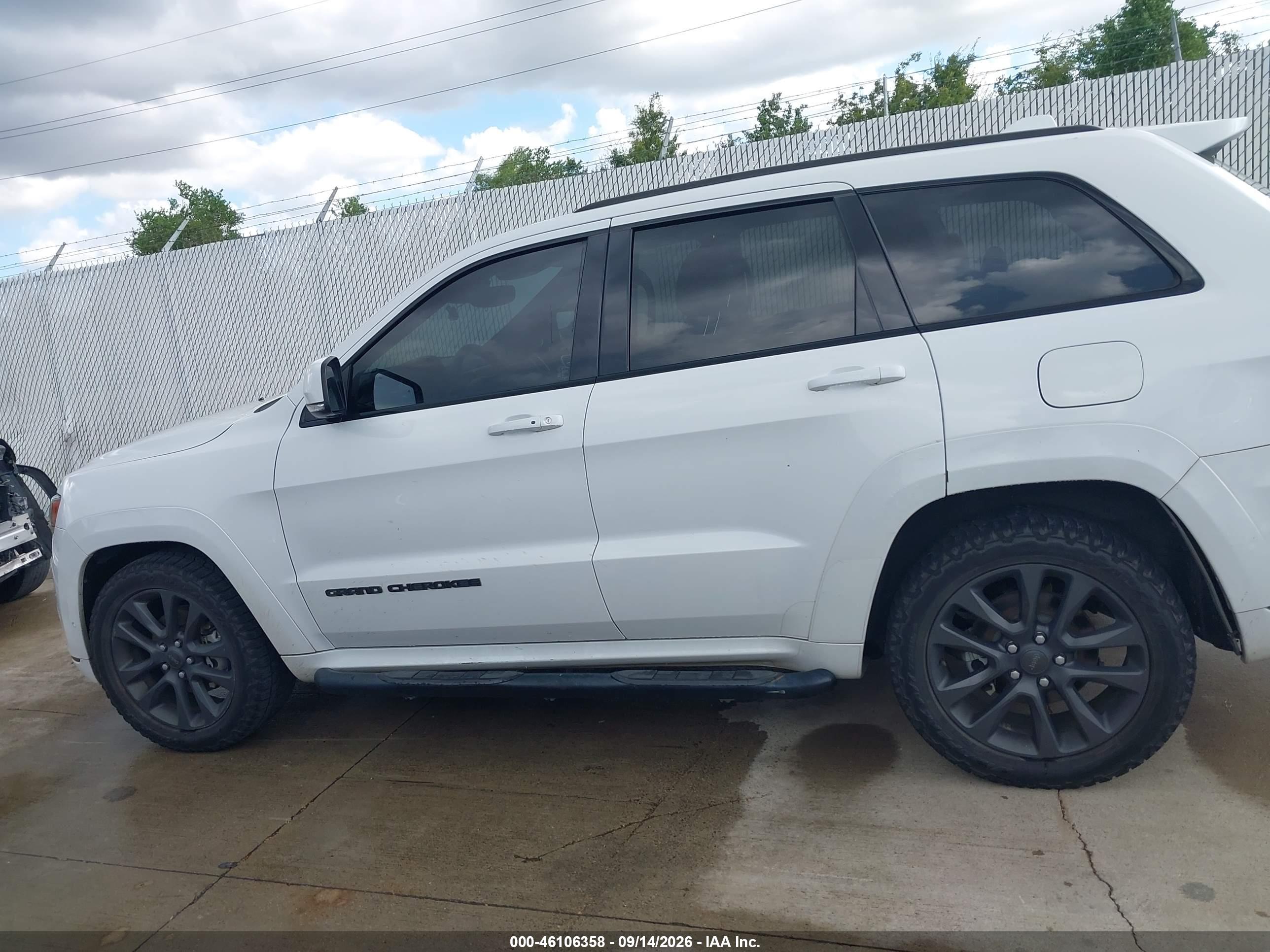 2018 JEEP GRAND CHEROKEE HIGH ALTITUDE 4X2