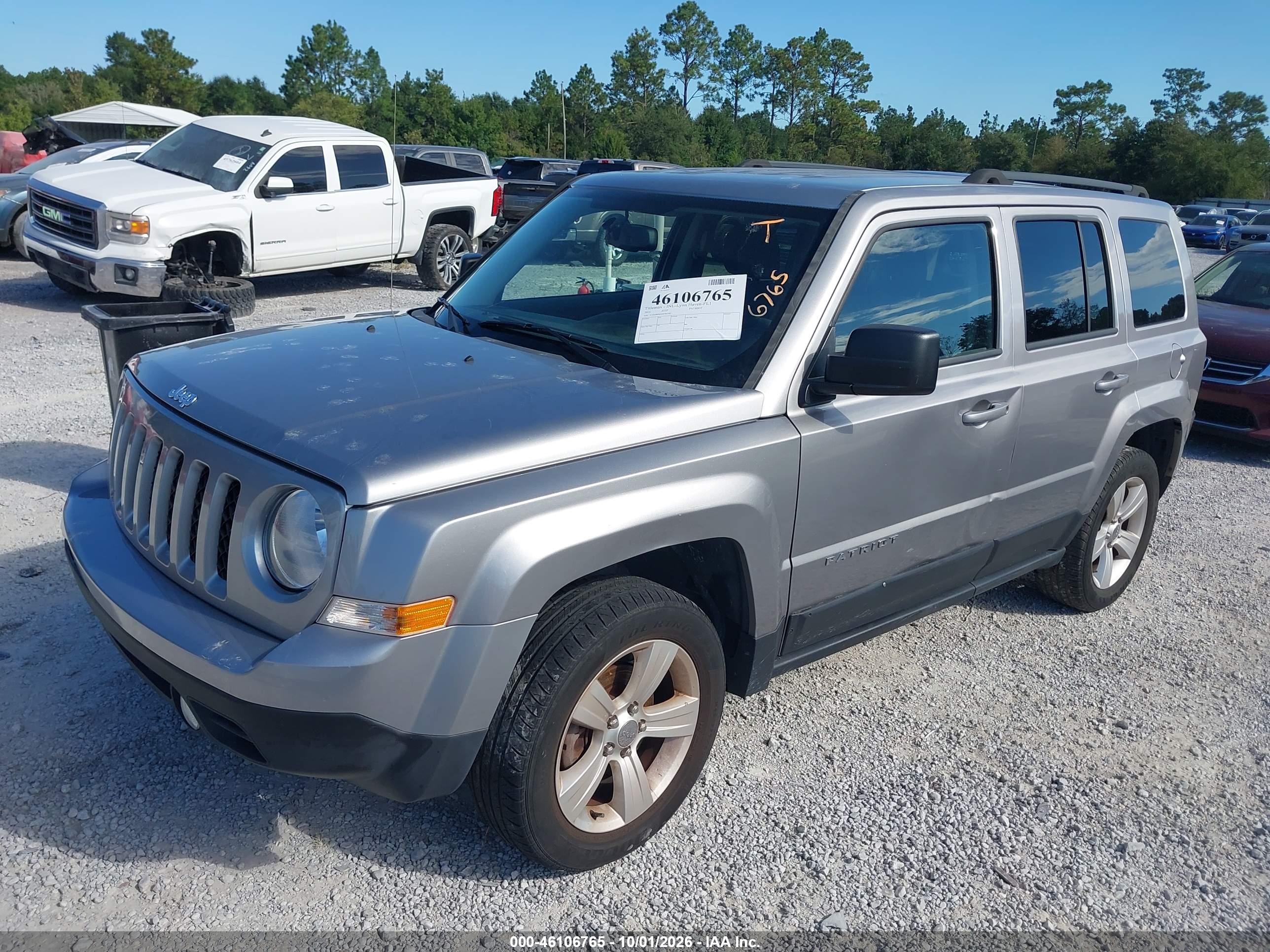 2016 JEEP PATRIOT LATITUDE — I2