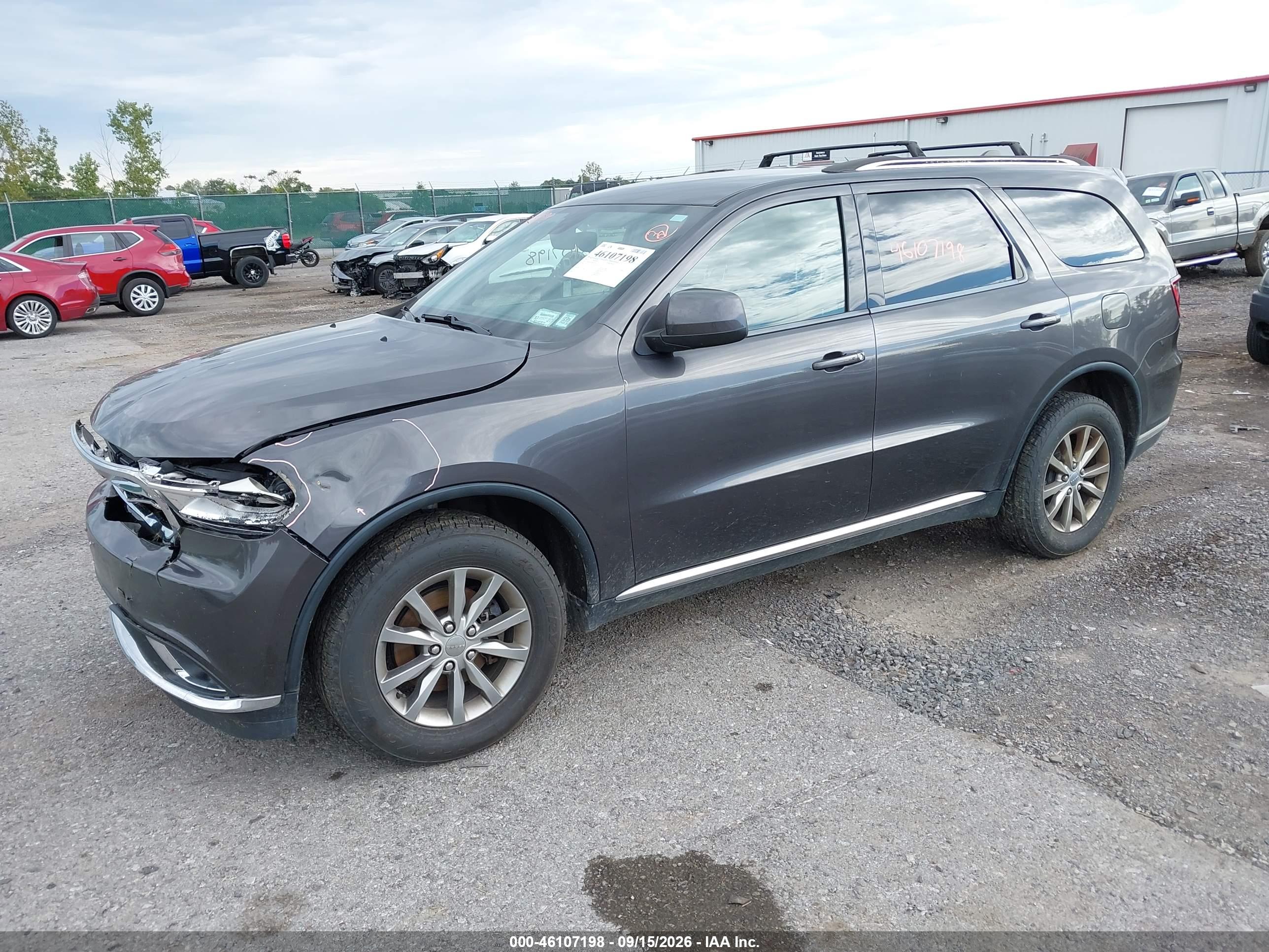 2017 DODGE DURANGO SXT AWD — I2