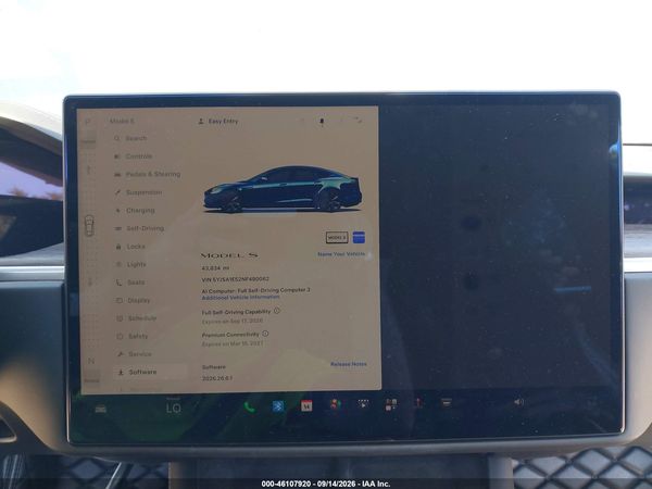 2022 TESLA MODEL S — I132