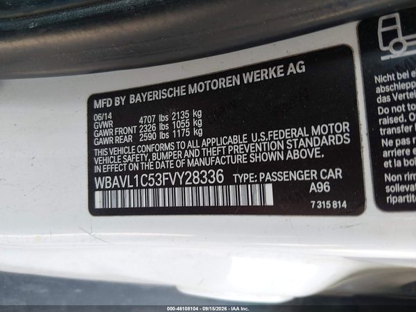 2015 BMW X1 XDRIVE28I — I9