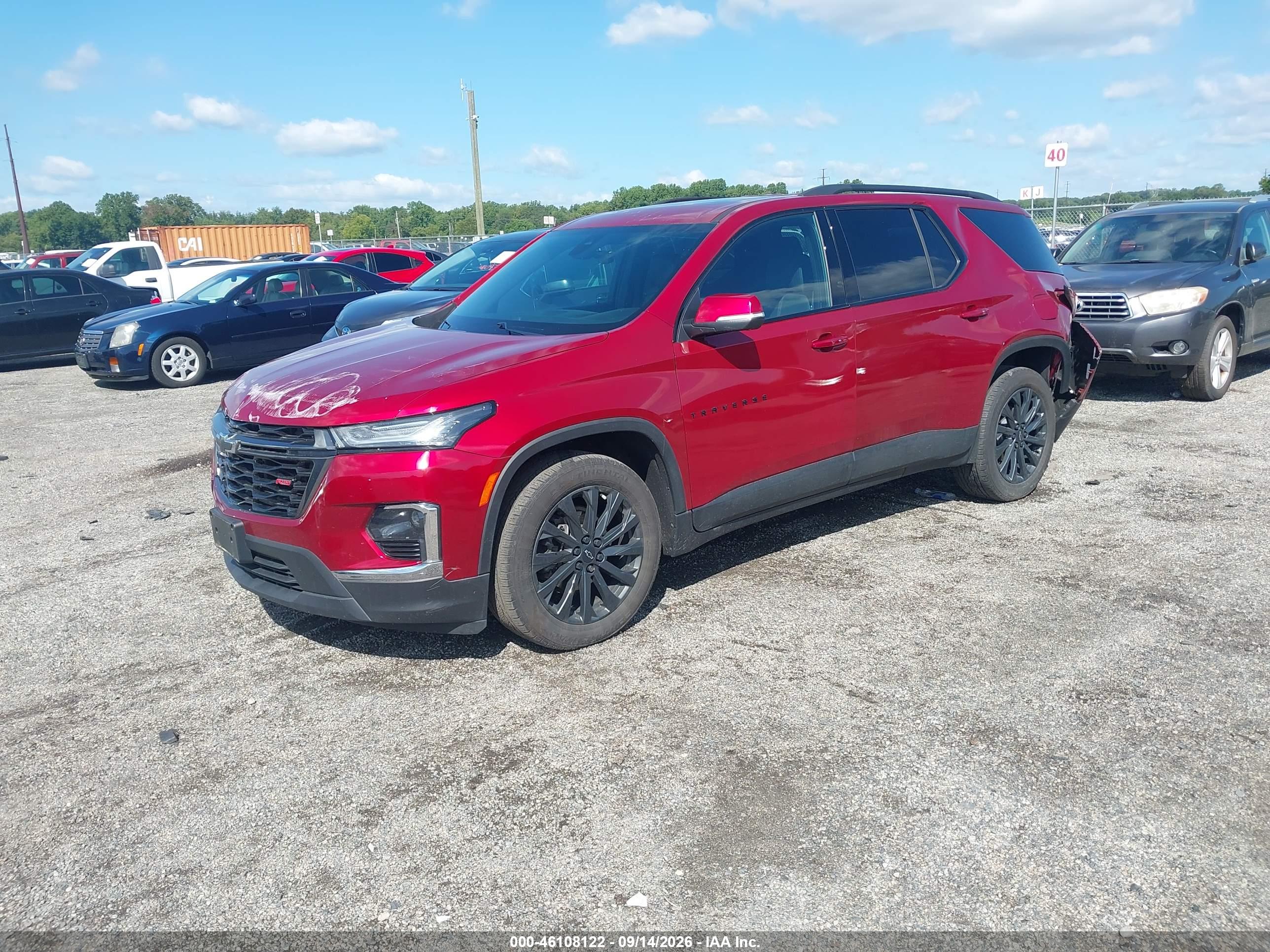 2023 CHEVROLET TRAVERSE AWD RS — I2
