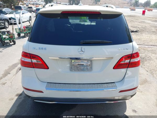 2012 MERCEDES-BENZ ML 350 4MATIC — I119