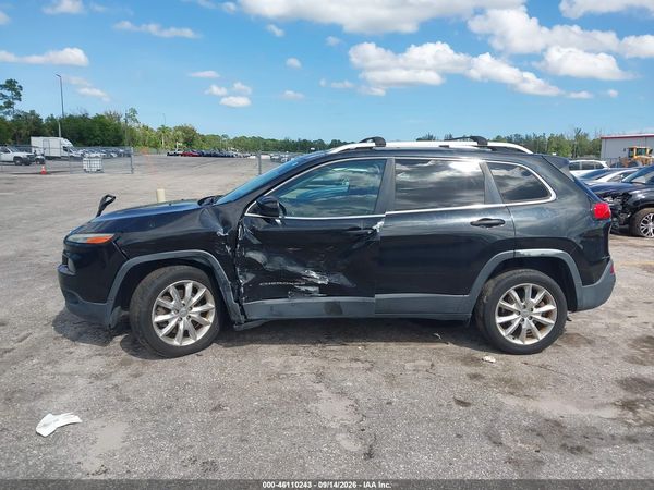 2016 JEEP CHEROKEE LIMITED — I117