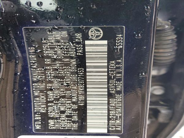 2014 TOYOTA CAMRY