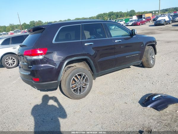 2019 JEEP GRAND CHEROKEE LIMITED 4X4 — I4