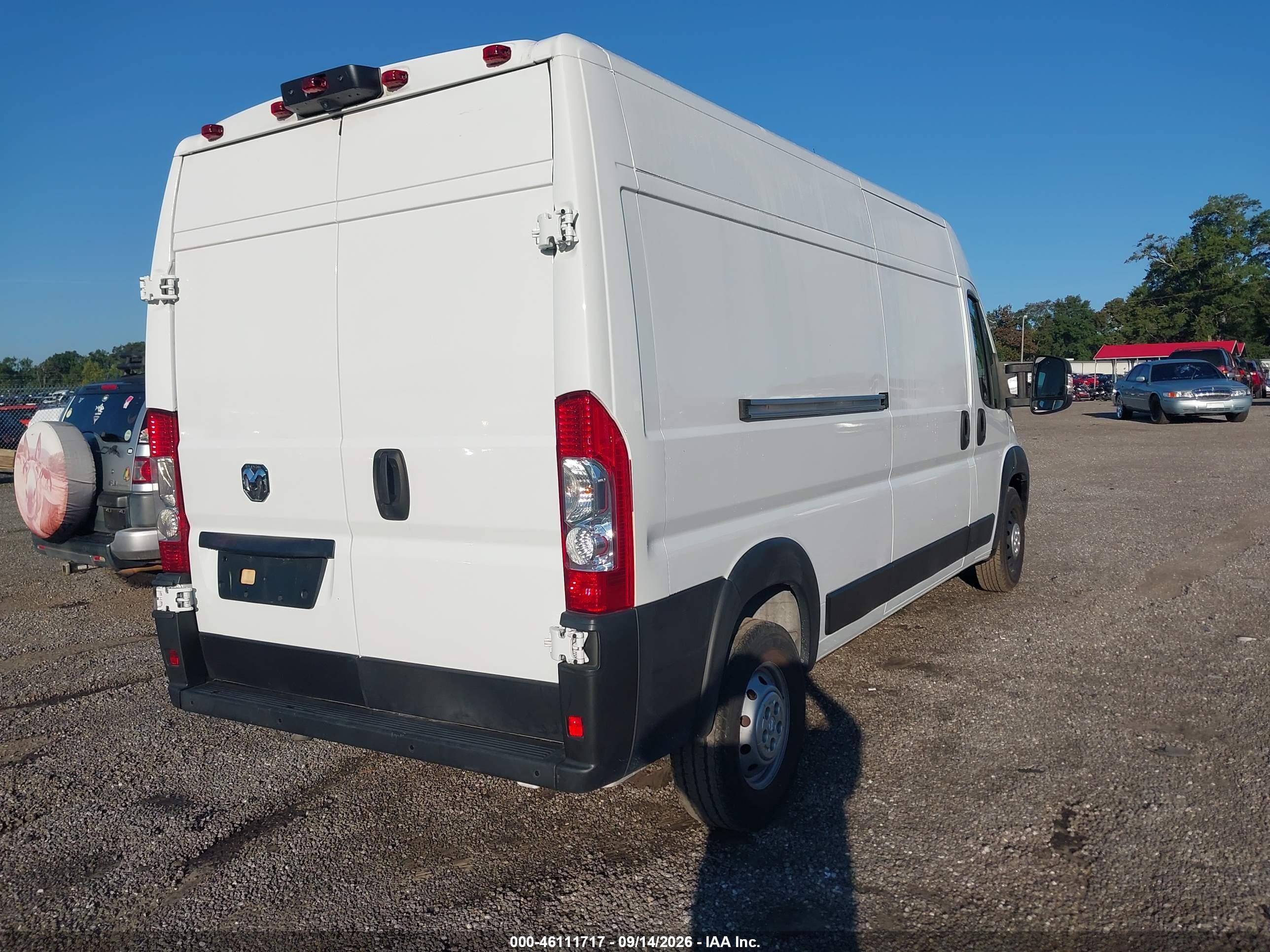 2023 RAM PROMASTER 2500 HIGH ROOF 159 WB