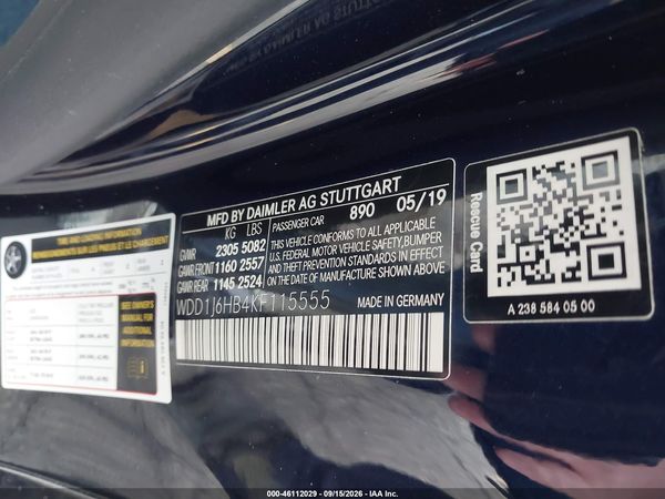 2019 MERCEDES-BENZ E 450 E450 — I9