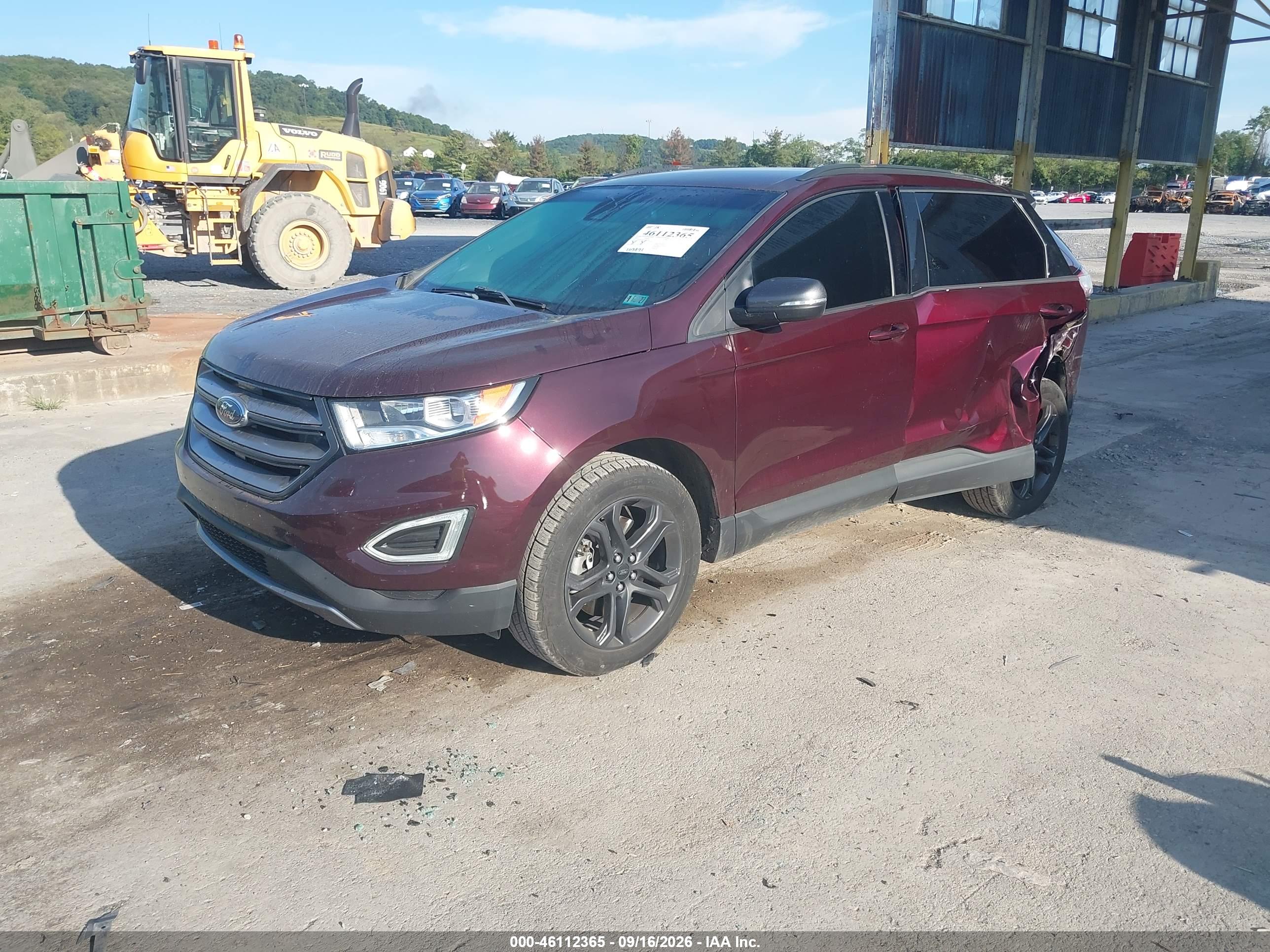 2018 FORD EDGE SEL — I2